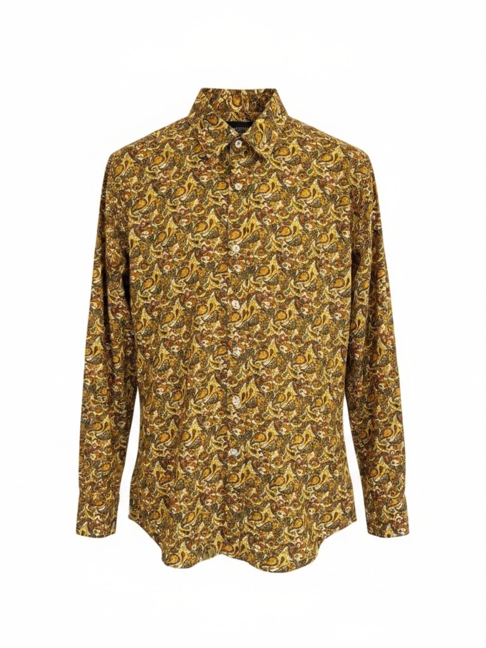Daniel Cremieux Paisley Button-Down Shirt in Yellow and Brown